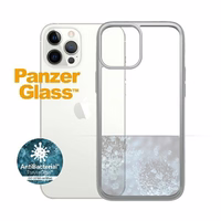 PanzerGlass ClearCase viedtālruņa apvalks iPhone 12 Pro Max – caurspīdīgs un sudrabains