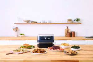 Ninja Foodi FlexDrawer AF500EU – divu zonu karstā gaisa friteris, 2470 W, 10.4 l, melns
