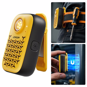 Joyroom Maya JR-MS03 portatīvs Bluetooth skaļrunis ar iebūvētu lukturīti, izturīgs - dzeltens