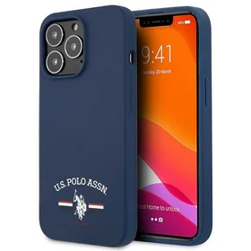 US Polo USHCP13XSFGV iPhone 13 Pro Max 6,7" tumši zils/tumši zils Silikona kolekcija