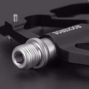 Rockbros 2020-12BBK alumīnija platformas velosipēda pedāļi – melni