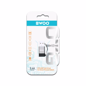 BWOO адаптер USB-C - USB серый OTG BZ-38