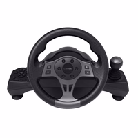 Trust GXT 289 Movi melns USB Steering wheel + Pedals Nintendo Switch, PlayStation 4, Xbox One S, Xbox One X, Xbox Series S, Xbox Series X