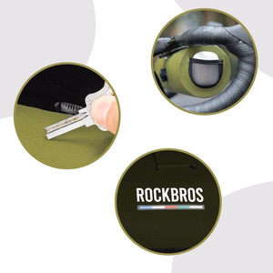 Rockbros AS-145 ROAD TO SKY ūdensizturīga 2 l velosipēda stūres soma – zaļa