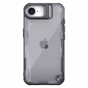Nillkin Iceblade Viedtālruņa apvalks ar statīvu paredzēts iPhone 16e - melns