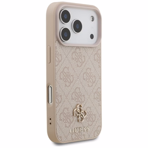 Guess 4G Small Classic Logo MagSafe vāciņš iPhone 18 Pro / 17 Pro – rozā