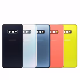 Aizmugurējais vāciņš Saderīgs ar Samsung G970 S10e / Prism Zaļš / (ar camera lens) HQ