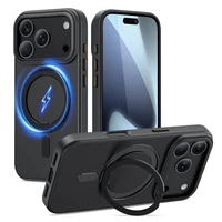 Tech-Protect MagRing Magnētiskais viedtālruņa apvalks iPhone 17 Pro - Matēts melns