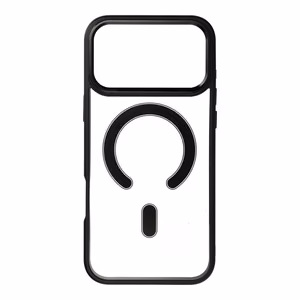 Case for iPhone 17 PRO MAX Color Edge Mag Cover compatible with MagSafe black