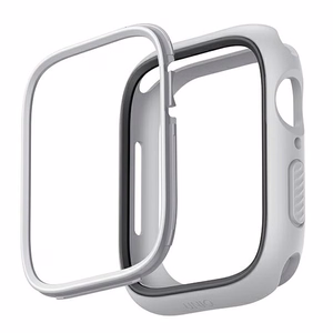 Uniq Moduo viedtālruņa apvalks Apple Watch 4/5/6/7/8/SE/SE2 40/41mm - krīta pelēks