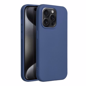 Silikona viedtālruņa apvalks IPHONE 15 Pro - zils