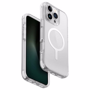 Uniq Combat iPhone 16 Pro 6.3" Magnētiskais uzlādes viedtālruņa apvalks balts/spīdīgs balts