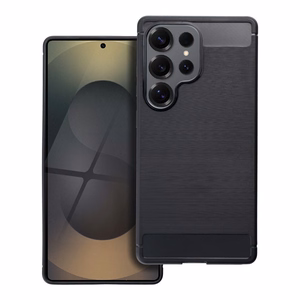 Oglekļa šķiedras viedtālruņa apvalks SAMSUNG S25 Ultra melns