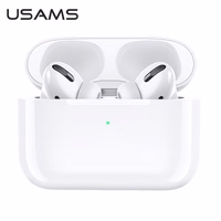 USAMS Austiņas Bluetooth 5.0 TWS Emall Series bezvadu balts BHUYM01 (US-YM001)
