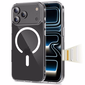 Tech-Protect Flexair Hybrid CC MagSafe Case for iPhone 17 Pro Max - Clear