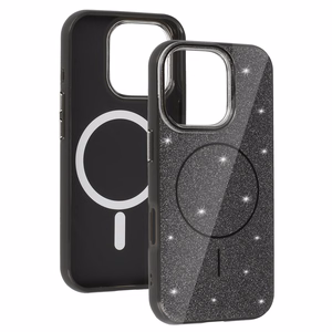 Viedtālruņa apvalks Magsafe Slim Shiny Iphone 16 Pro Max violeta