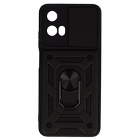Slide Camera Armor viedtālruņa apvalks Motorola Moto G35 5G melns