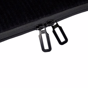 Tucano Velluto 2 neoprēna apvalks ar samta ārpusi 14 collu MacBook Pro un 13 collu klēpjdatoriem, melns