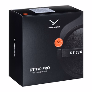 Beyerdynamic DT 770 PRO – studijas austiņas, slēgta tipa, 250 Ω, melnas (459046)