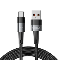 Tech-Protect UltraBoost USB-C / USB-C 66W 6A 2m kabelis - pelēks