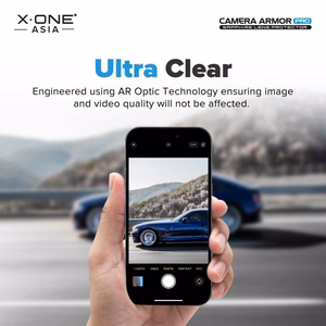 X-ONE Sapphire Camera Armor Pro - iPhone 17 Pro Max kameras aizsargs - sudraba