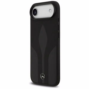 Mercedes Leather The Move Magnētiskais apvalks MagSafe viedtālrunim iPhone 17 Air - melns