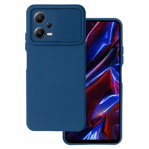 Camshield Soft viedtālruņa apvalks Xiaomi Redmi Note 12 5G/Poco X5 (m) - tumši zils