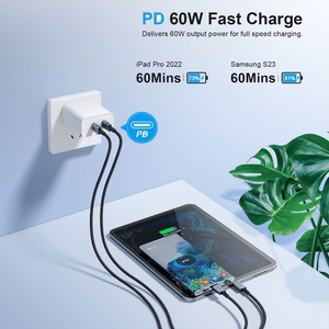 USB cable Choetech XCC-1015 USB-C to USB-C PD60W 2.0m black
