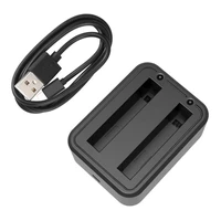 USB divu bateriju lādētājs PULUZ paredzēts Insta360 X3