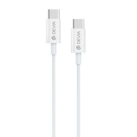 Devia kabelis Smart EC042 PD USB-C - USB-C 60W 3A balts