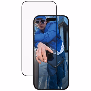 PanzerGlass īpaši plats EasyAligner rūdītais aizsargstikls iPhone Air viedtālrunim