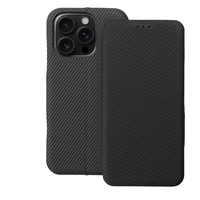 FOLIO sānu magnētiskais grāmatas tipa viedtālruņa apvalks IPHONE 16 PRO pelēks