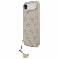 Guess 4G Charms Collection Magnētiskais viedtālruņa apvalks iPhone Air - rozā