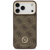 Guess 4G Strass Logo magnētiskais viedtālruņa apvalks iPhone 17 Pro Max - brūns