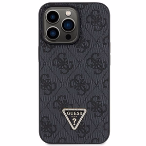 Guess GUHCP13LP4TDSCPK чехол для iPhone 13 Pro / 13 - чёрный Crossbody 4G Metal Logo