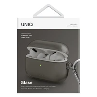 Uniq Glase apvalks AirPods 2 - daļēji caurspīdīgs