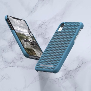 Nordic Elements Saeson Idun vāciņš ierīcei iPhone XR, tumši zilzaļš