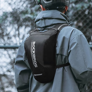 Rockbros H32 velobraukšanas un skriešanas mugursoma ar 2 l ūdens rezervuāru – melna