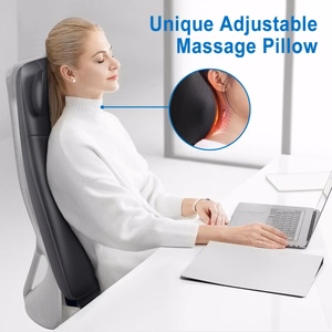 RENPHO Neck & Back Massage Cushion S Black kakla un muguras masāžas spilvens