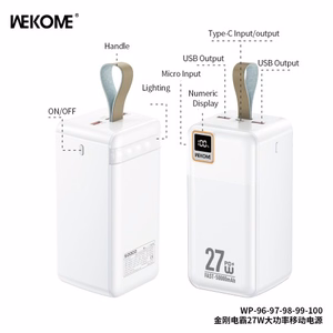 Portatīvais lādētājs WK Design „WP-97“ balts 50000mAh (27W)