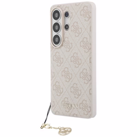 GUESS maciņš for SAMSUNG S26 Ultra GUHMS26LGF4GPI (PU 4G Classic Logo with Charm) rozā