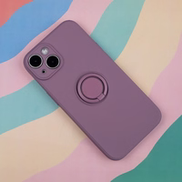 Viedtālruņa apvalks ar pirksta turētāju Xiaomi Redmi Note 13 5G (global) gaiši violetā krāsā