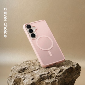Crong Hybrid Matte Magnetic MagSafe vāciņš ierīcei Samsung Galaxy A57, rozā