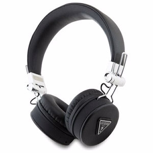 Guess Bluetooth ENC GUBH70PGTSPSK uz ausīm austiņas melnas/melnas graudainas klasiskās apaļās formas