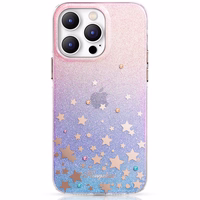 Kingxbar Heart Star Series viedtālruņa apvalks iPhone 14 Plus apvalks ar zodiaka zvaigznēm