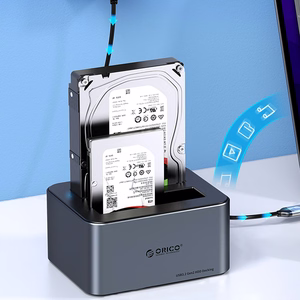 Orico 6646C3-C 4 disku dokstacija ar bezsaistes klonēšanas funkciju 2,5"/3,5" SATA HDD/SSD - pelēks