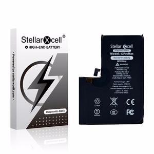 StellarXcell Diagnostic akumulators Apple iPhone 13 Pro Max, 4352 mAh (standarta ietilpība + augstas kvalitātes BMS kopija)