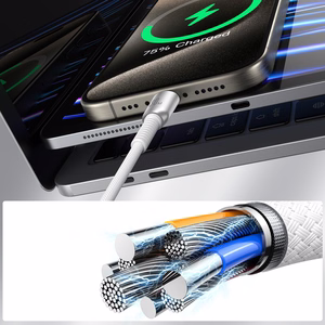 Kabel USB-C Lightning Joyroom S-A51 30W, 1.2m pelēks