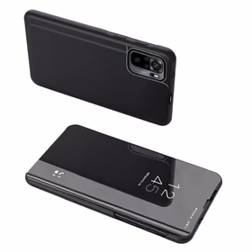 Jauns Clear View Case flip apvalks ar statīvu Xiaomi Redmi Note 11 Pro+ 5G (China) / 11 Pro 5G (China) / Mi11i HyperCharge / Poco X4 NFC 5G melns