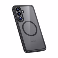 Benks Magnētiskais kristāla TPU rāmja korpuss (0049) priekš Samsung Galaxy S26 Plus melns